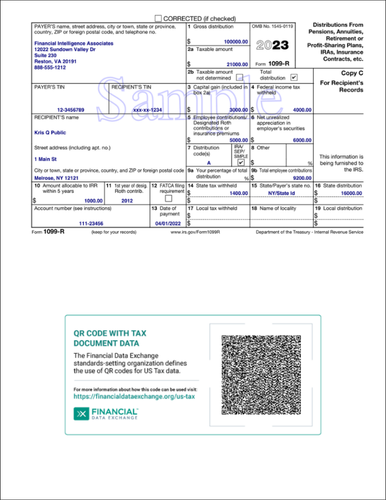 Maximizing Efficiency: QR Codes and US Tax Documents - Financial Data ...