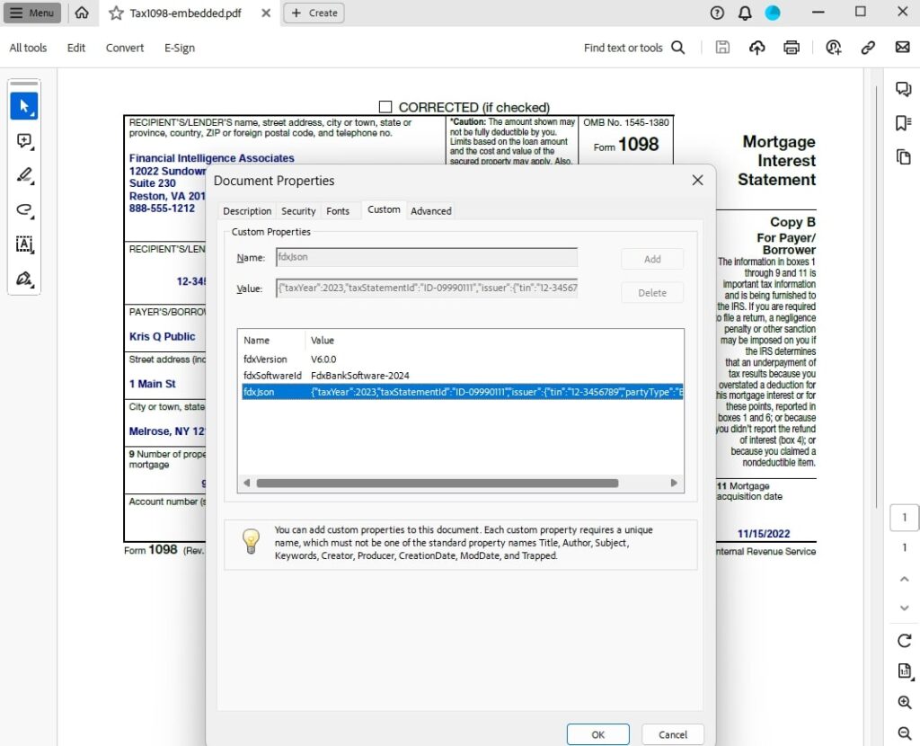 Financial Data Exchange|US Tax Data