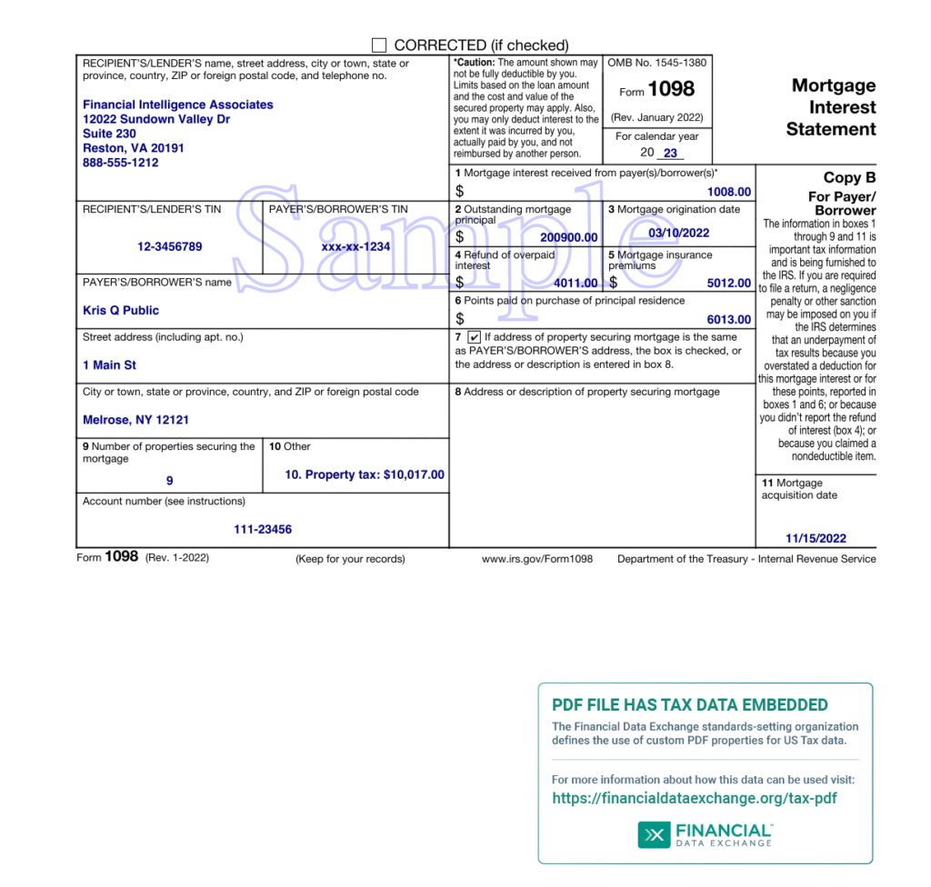 Financial Data Exchange|US Tax Data